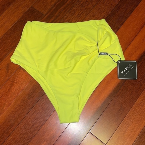 NEON Green-Yellow Bikini bottom - Picture 2 of 4